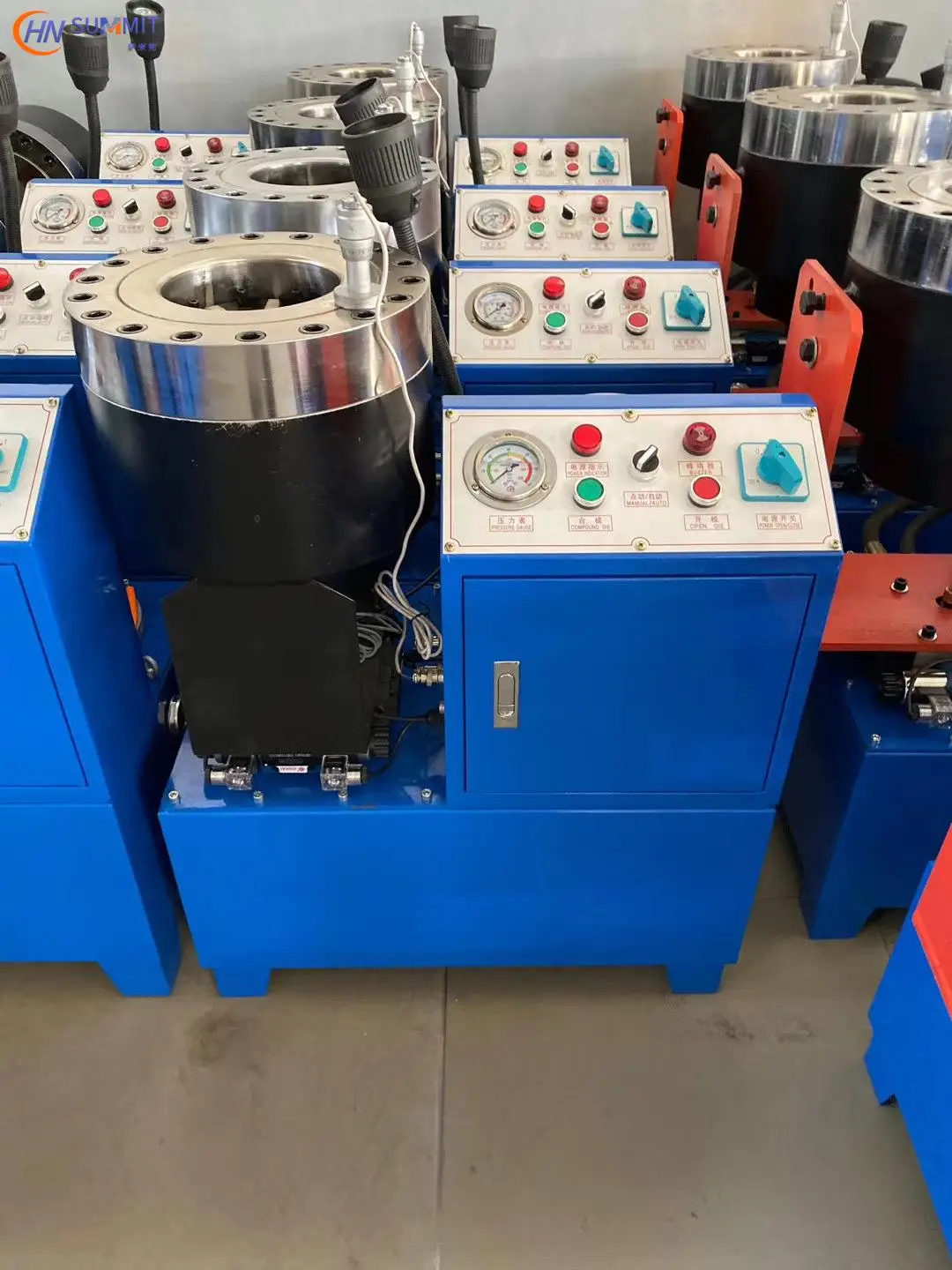 DX68 DX69 Factory Automatic 1/4-2'' P32 P20 Hydraulic Hose Pipe Pressing Tool Crimper Excavator Hose Crimping Machine 4