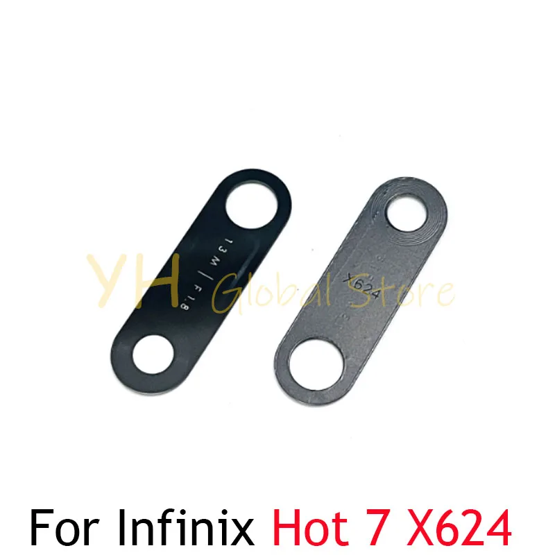 

20PCS For Infinix Hot 6 6X 7 8 9 Play Lite Pro X606 X608 X623 X624 X625 X650 X655 X680 Rear Back Camera Glass Lens With Glue