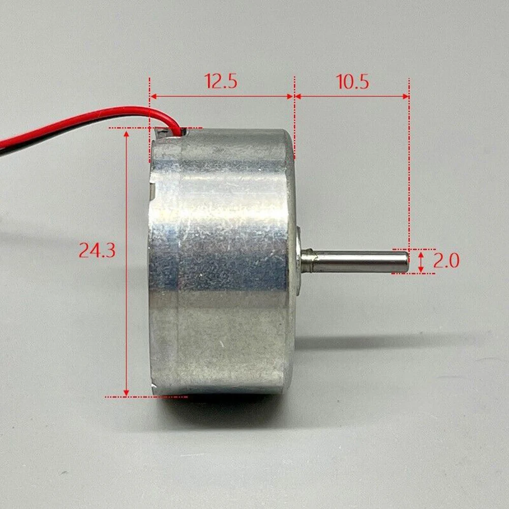 Motor RF-300CA RC-300 DC 3V 5V 6V 10300RPM For DIY Solar Products Mini 24mm Round Electric Motor 2mm Shaft