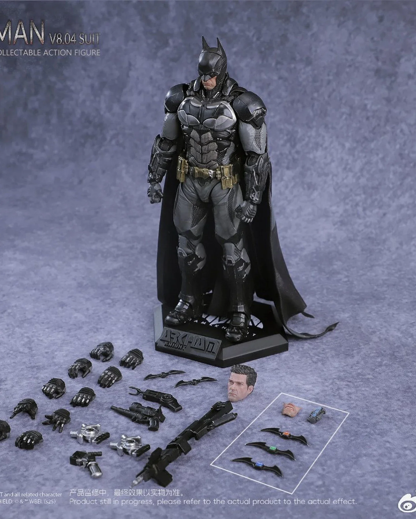 100% オリジナル LPZZ スタジオ 1/12 バットマンアーカムナイトバット