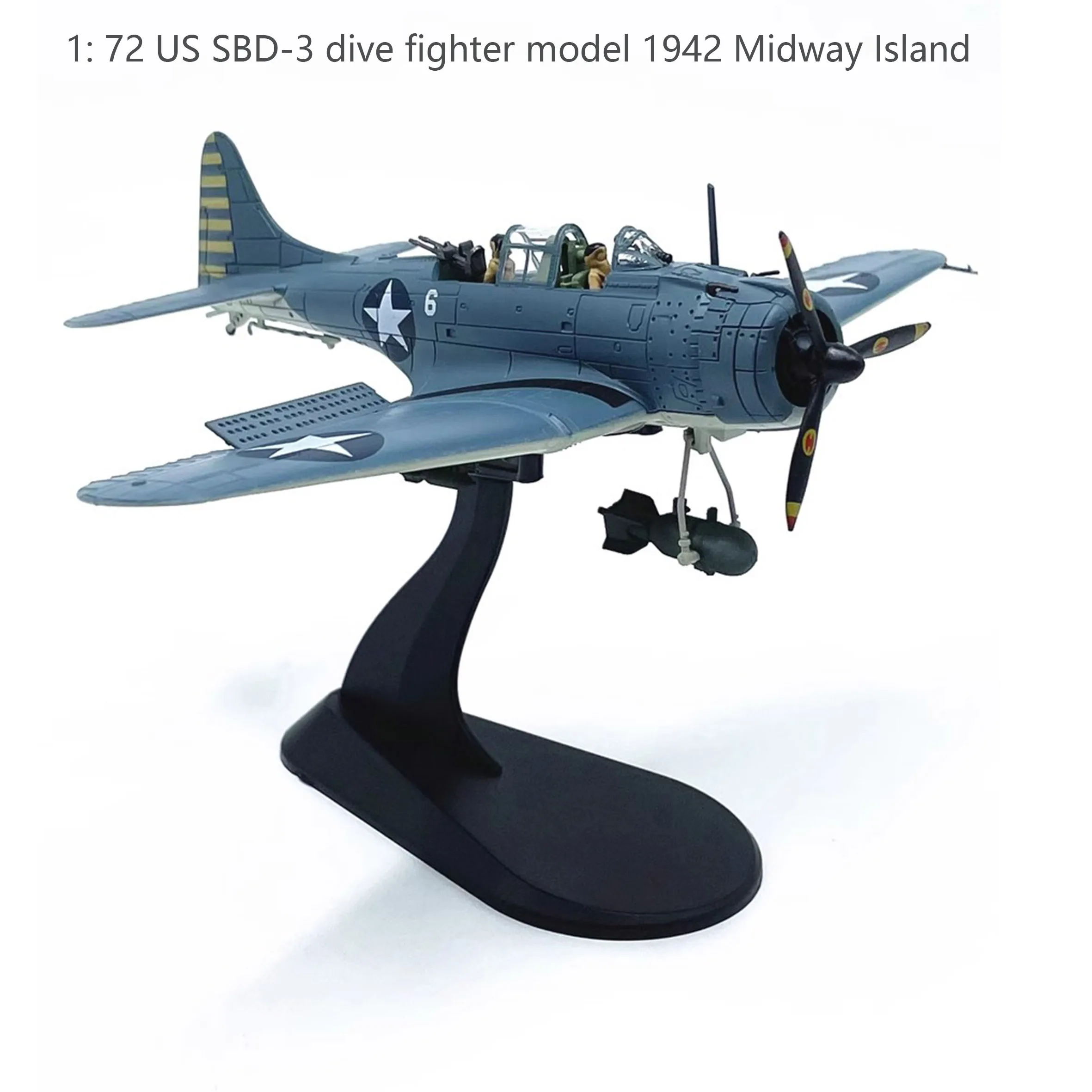 

1: 72 US SBD-3 dive fighter model 1942 Midway Island Half alloy collection model