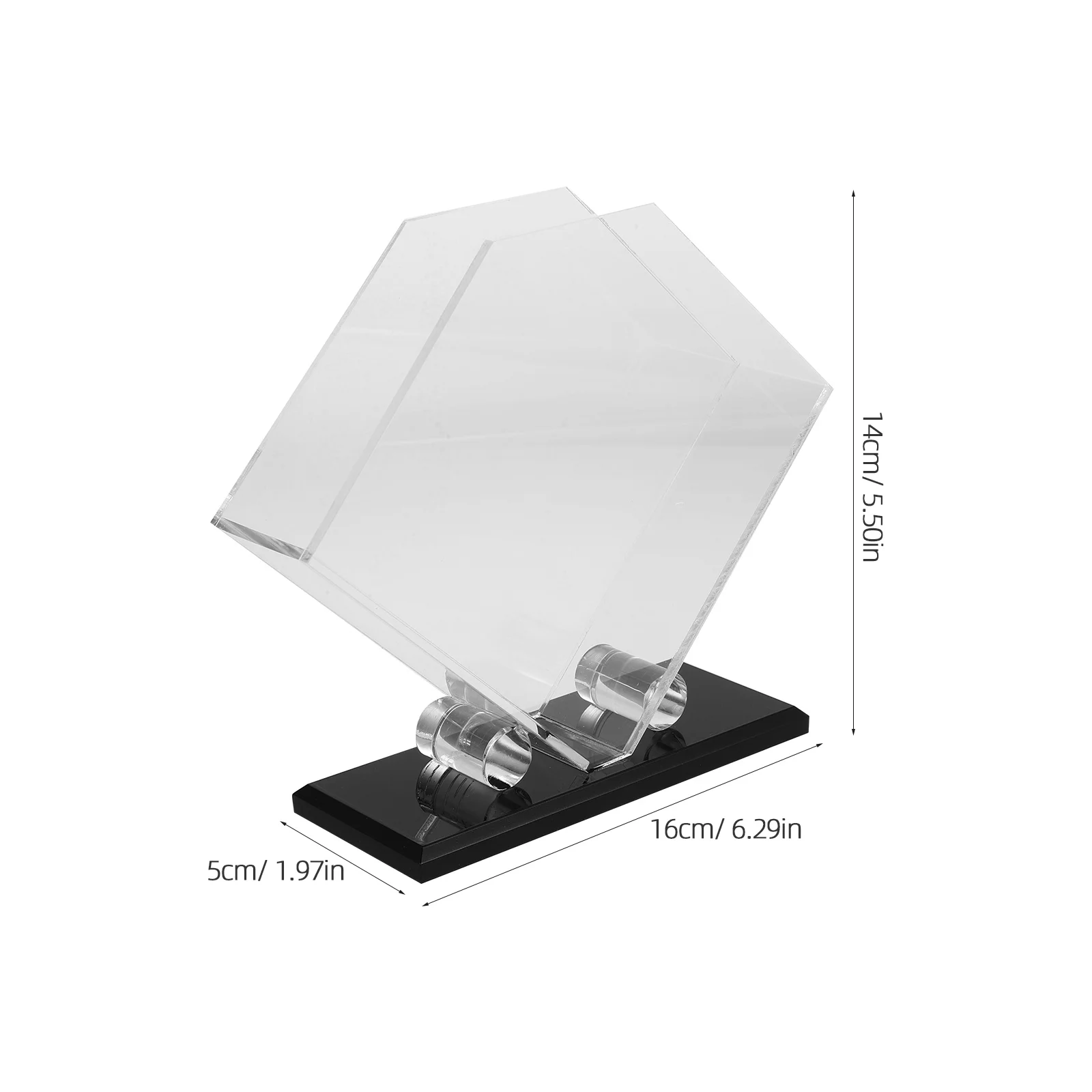 Acrylic Napkin Holder Paper Tissue Dispenser Restaurant Bar Cafe Kitchen Tableware Diner Decor Standing Rack