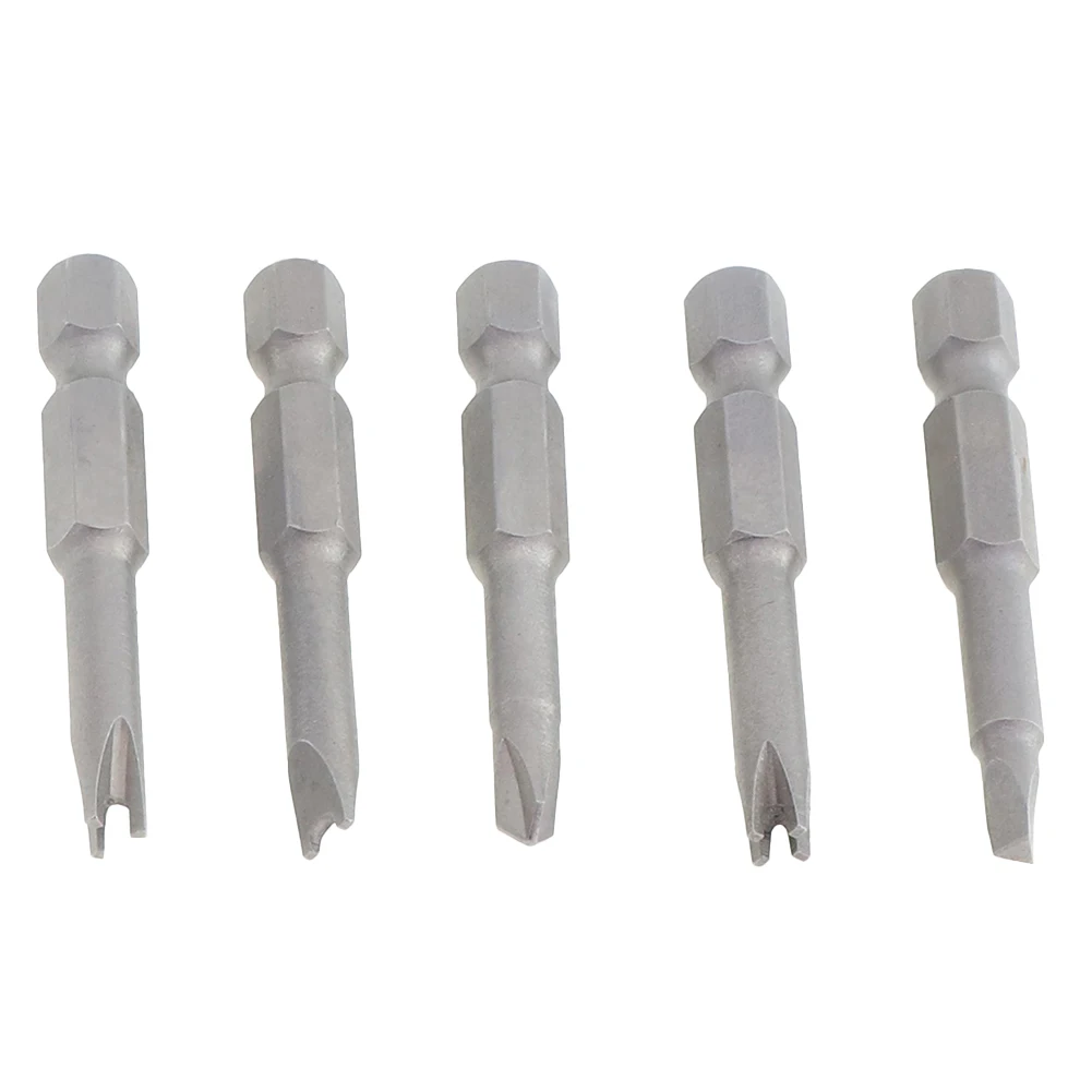 

Bolt Driver Screwdriver Bits Y 1.96Inch 50mm 5pcs Set Four Points Grey Inner Cross Screwdriver Screwdriver Bits