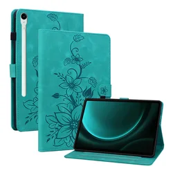 Premium Leather Tablet Cover, 13.1-12.4 Inch for Tab S10 FE Plus 13.1 (Greener)