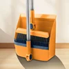 3-in-1 Rotatable Foldable Magnetic Broom and Dustpan Cleaning Set with Super Thick Bristles for Household Pet Hair Removal 5