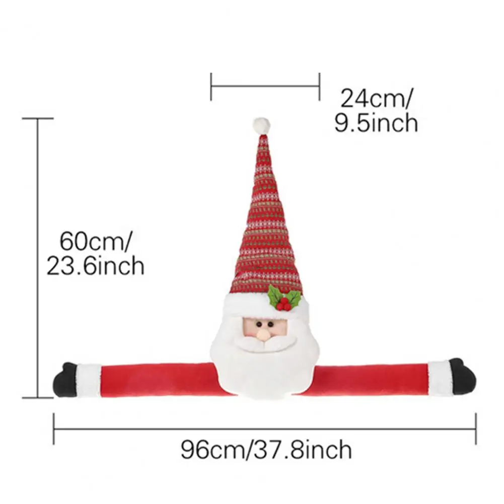 Christmas Tree Topper Cartoon Long Arm Santa Claus Snowman Reusable Holiday Decoration Xmas Tree Decoration Party Supplies christmas tree decoration