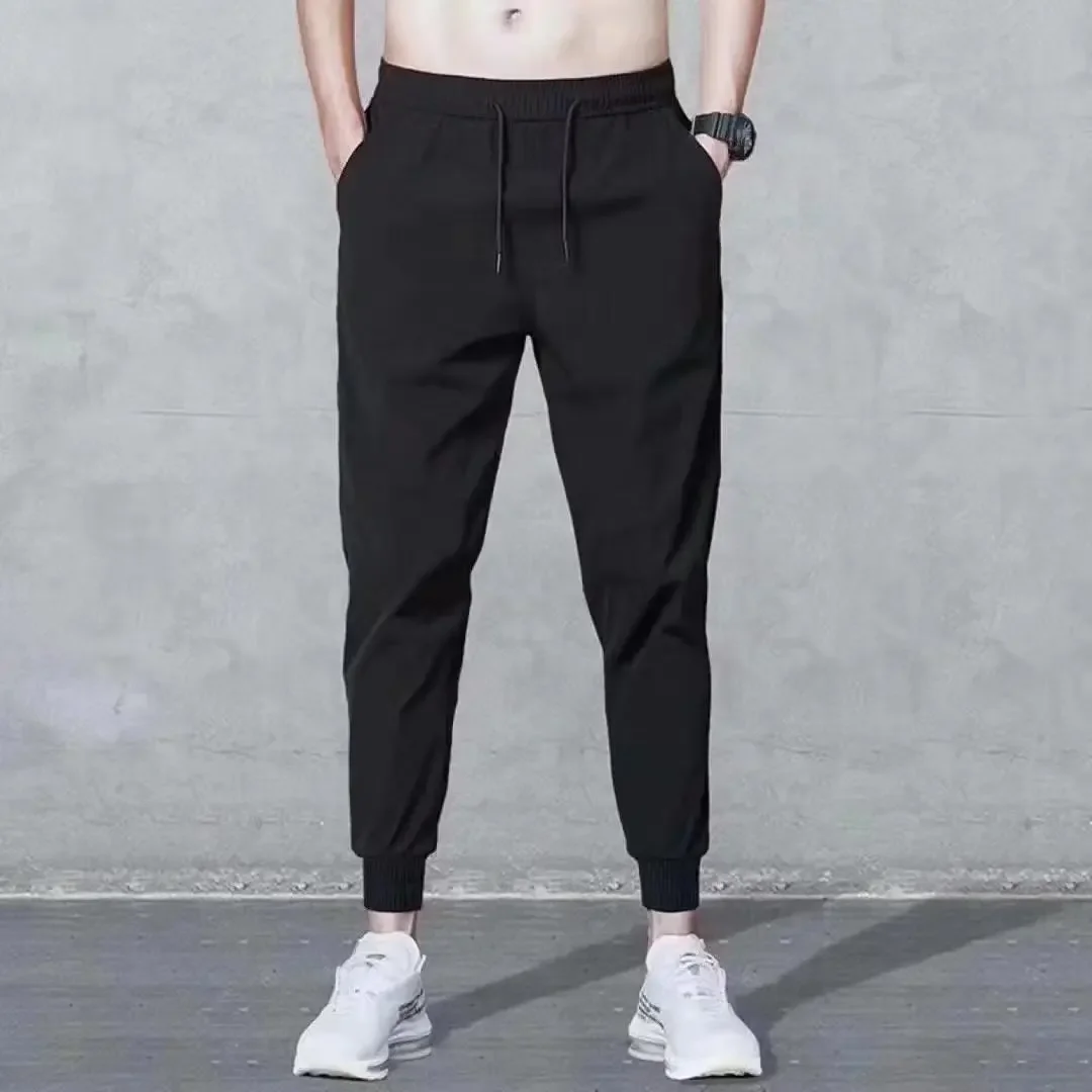thumbnail image 1 of Otoño nuevo estilo Hong Kong moda versátil de pierna recta pantalones casuales para estudiantes pantalones de pierna ancha a rayas laterales para hombres, 1 of 5
