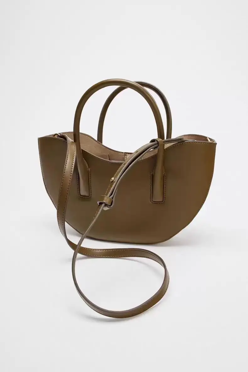 New Classic Cloud Round Handle Tote High-end Chic Designer Women Shoulder Crossbody Bag pu Leather Hand Bag