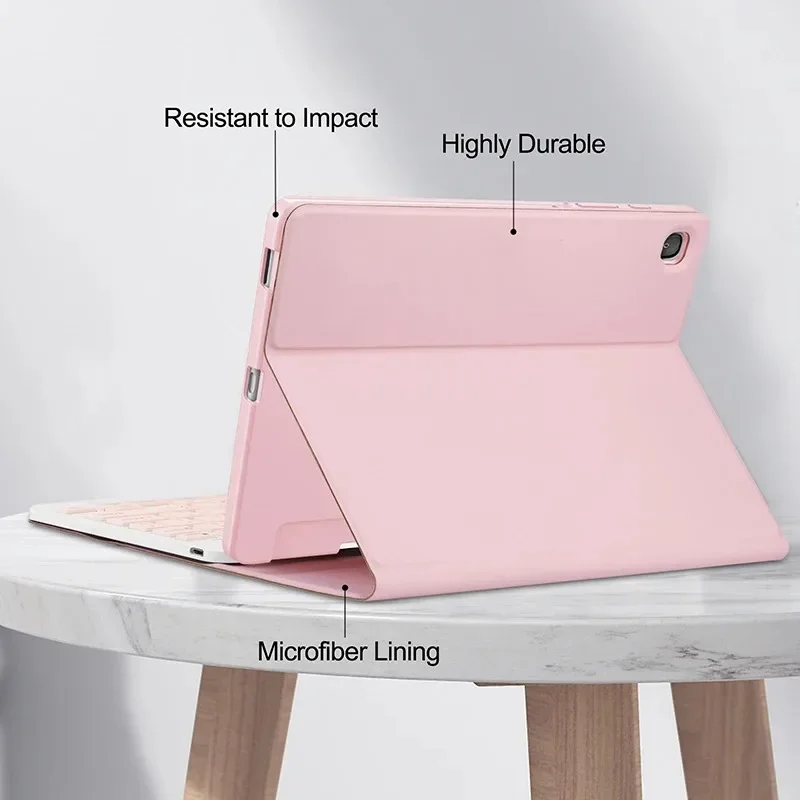 Premium Magnetic Leather Case with Pen Slot and Back Cover