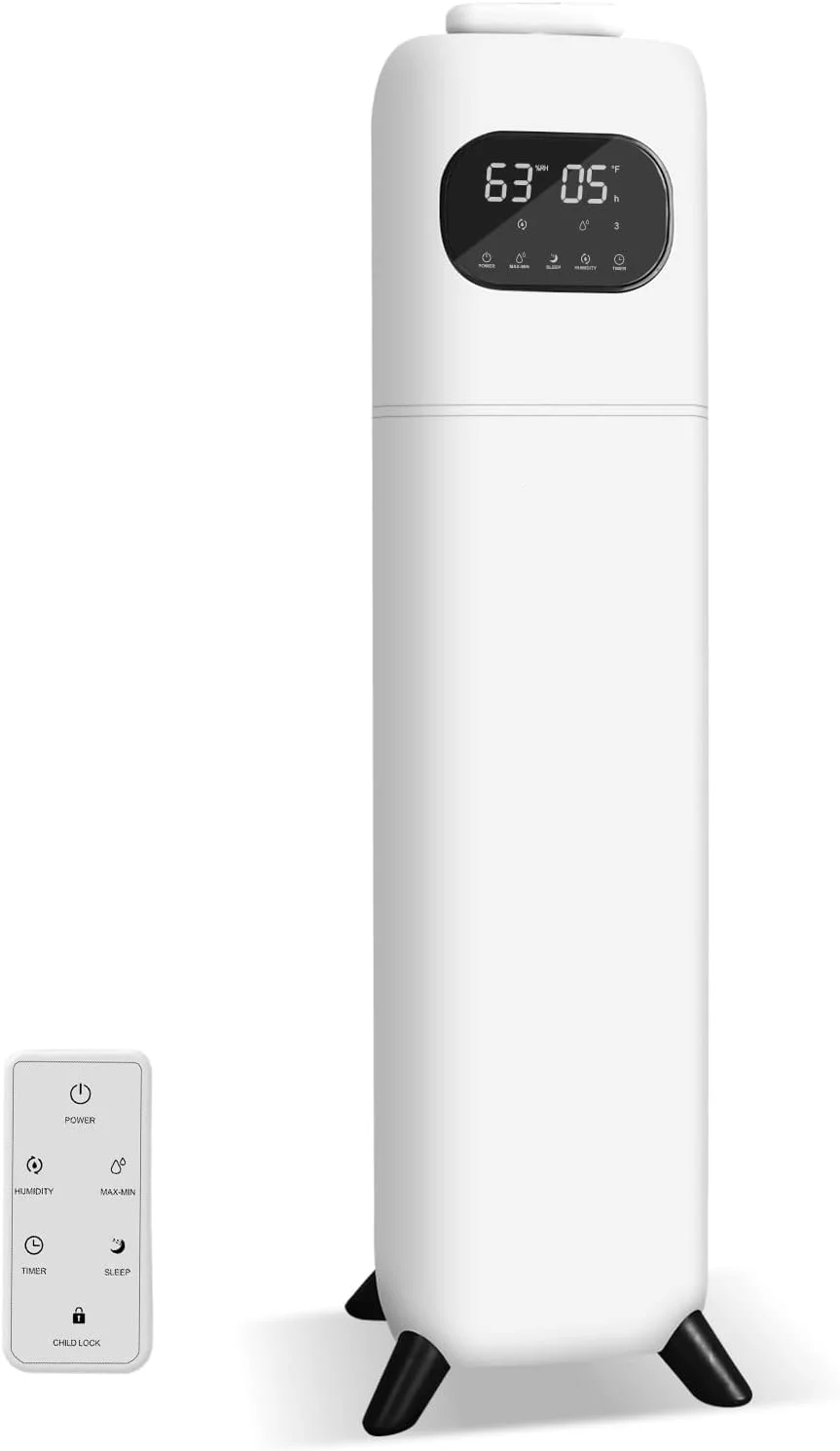 

for Bedroom Large Room, 2.3Gal/9L Quiet Humidifiers for Bedroom with Timer, 360°Nozzle, Aroma Box, 3 Speed Ultrasonic Cool Mist