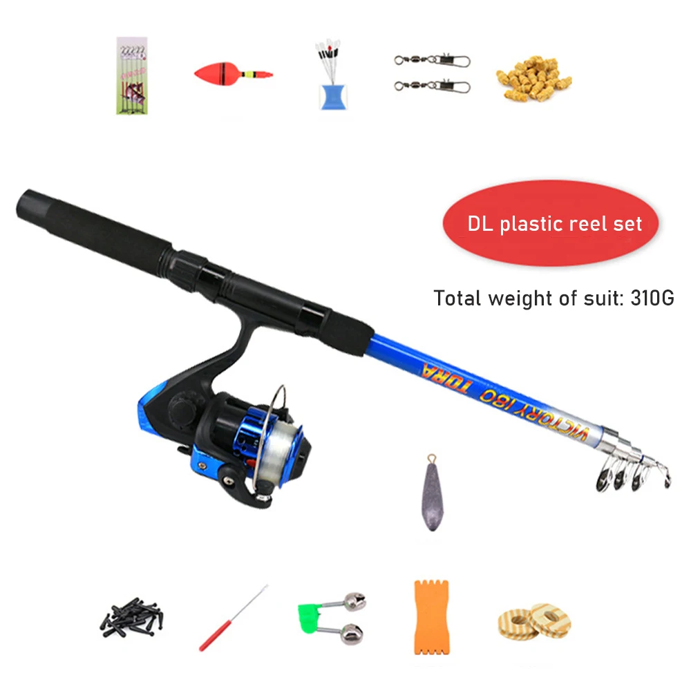 Hot Fishing Gear Set Portable Fishing Accessories Fishing Reels