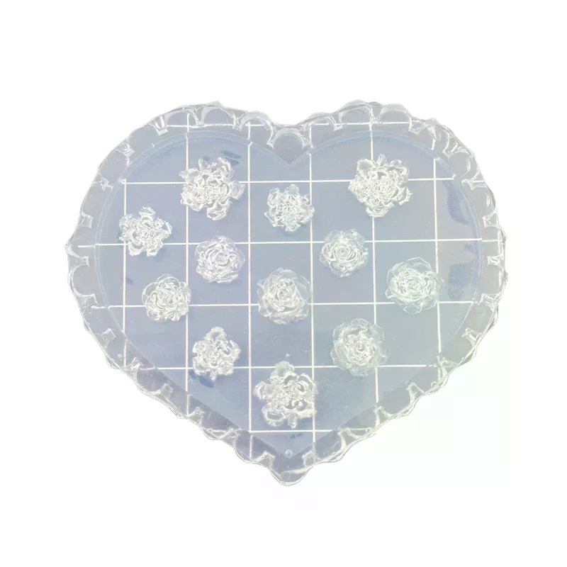 3D Silicone Flower Leaf Butterfly Nail Art Molds - Professional Carving Templates for Manicure Design & DIY Nail Decor Gifts