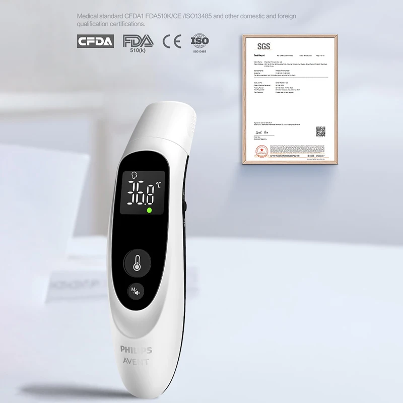 Digital infrared thermometer Non-contact ear forehead thermometer Measure body temperature PHILIPS AVENT