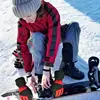 Snow Gloves Strap 4 Pieces Elastic Nylon Ski Wrist Glove Strap Lightweight Ski Glove Wrist Straps For Men And Women 3