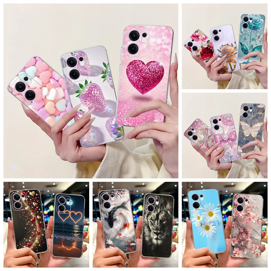 New Fashion Love Heart Butterfly Soft Clear Phone Case Cover