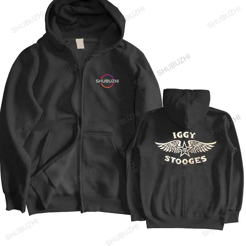 

IGGY & THE STOOGES WINGS BLACK SLIM FIT hoody NEW OFFICIAL ADULT BAND MUSIC sweatshirt imprint new fashion hoodie man jacket