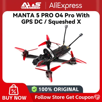 Axisflying Manta 5 Pro Drone FPV da 5 Pollici 6S O4 PRO VTX GPS DC Frame per Kit FPV Cinematografici Freestyle