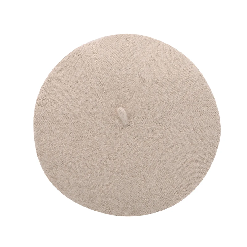 Fashion Baby Beret Hat for Girls Wool Vintage Children Beanies Cap Kids Painter Hats Toddler Candy Color Hair Accessories