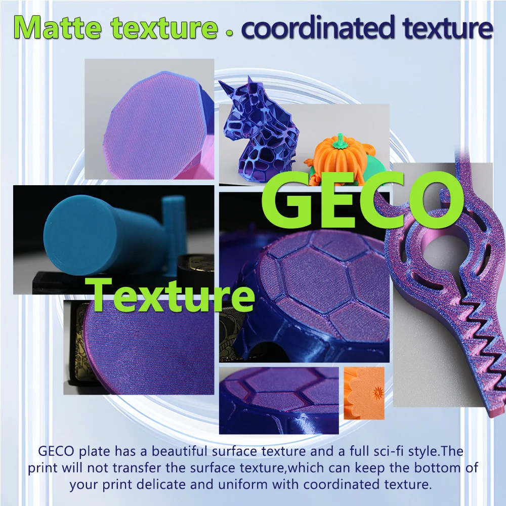 Geco Pla Plate For Bambu Lab h2d H2S build Plate Bed Double Sided