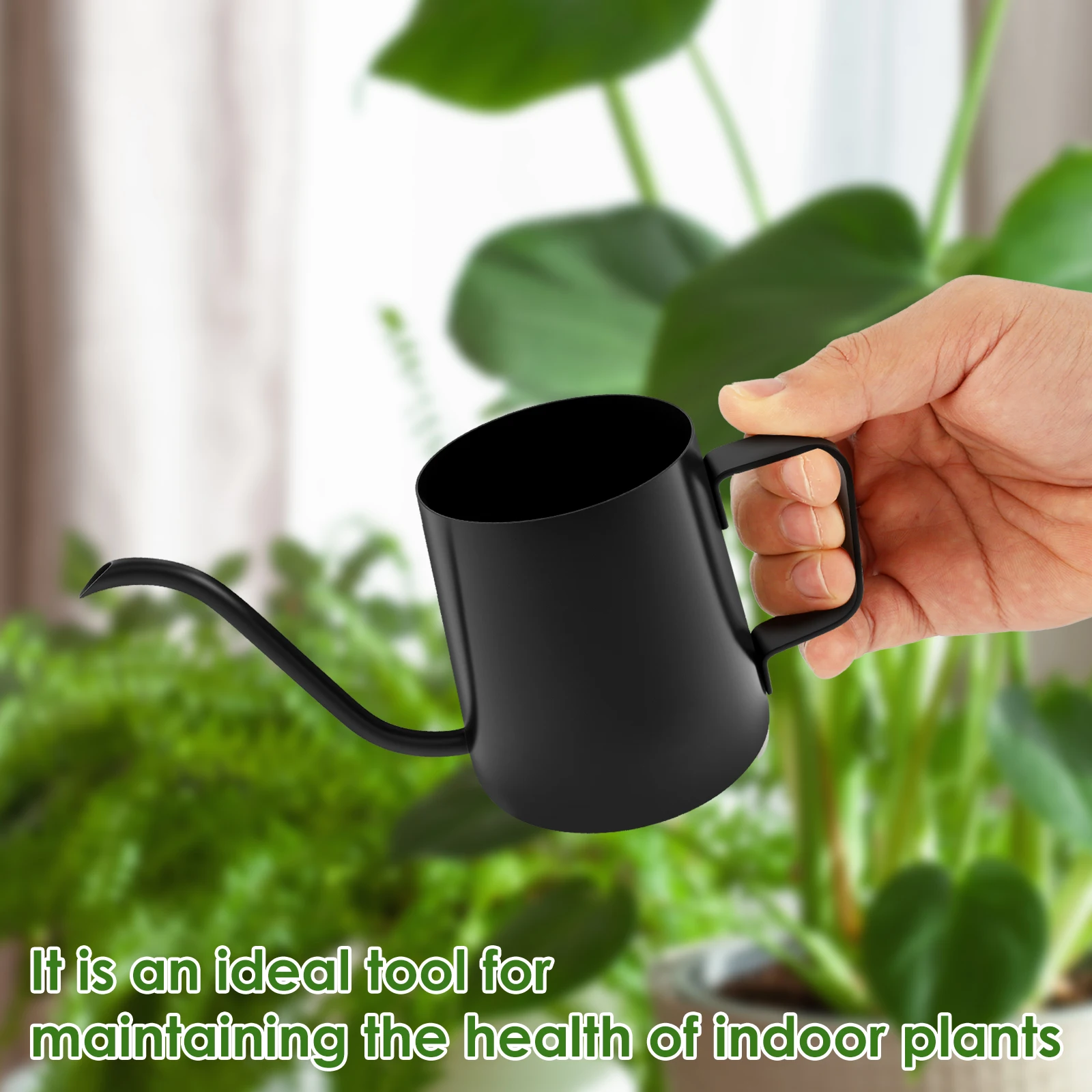 Watering Can Stainless Steel Long Spout Kettle Nordic Style Garden Flower Pot for Indoor Outdoor Bonsai Plants Gardening Shower watering can watering pot flower watering pot