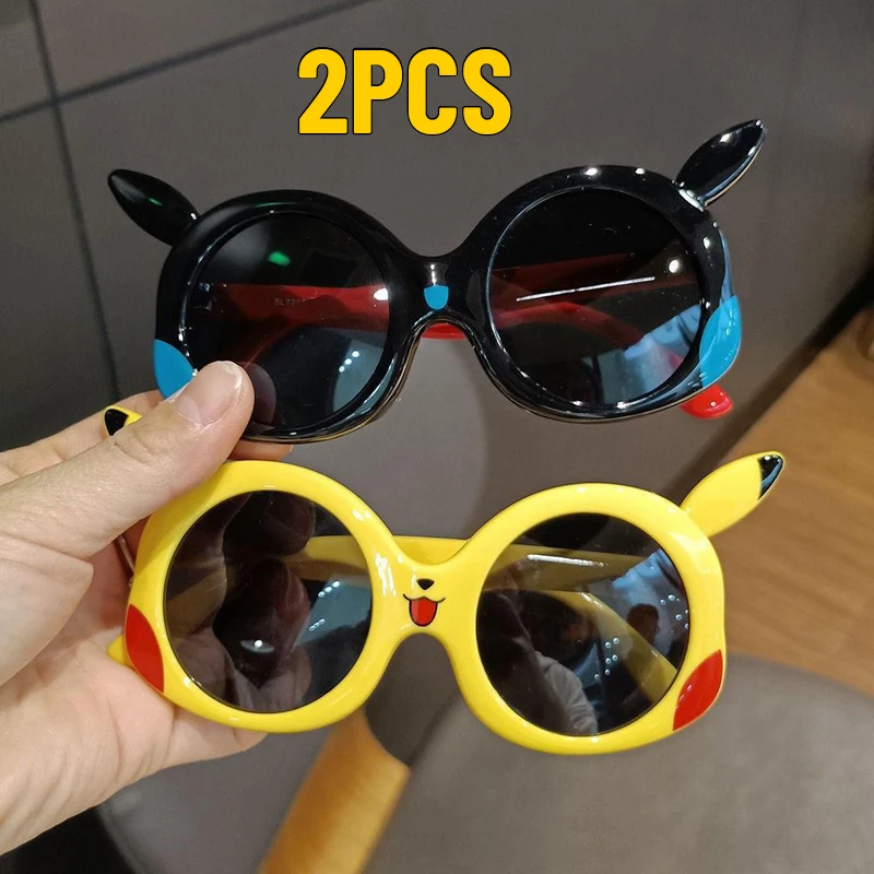 Children Sunglasses UV400 Boys Outdoor Sun Protection Glasses Kid Classic Eyewear 2PCS