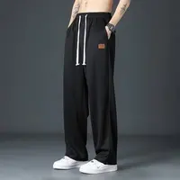 Casual Long Jogger Sweat Pants Men For Quick Drying Spring And Summer Thin Trendy Straight Leg Loose Flowing Fashion Trousers 2
