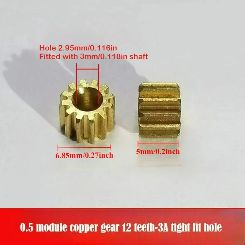 Set di Ingranaggi a Cremagliera in Rame, Kit Combinato da 20cm con Ingranaggi in Rame da 10T/12T/15T/16T/18T per Trasmissione di Potenza - immagine 5