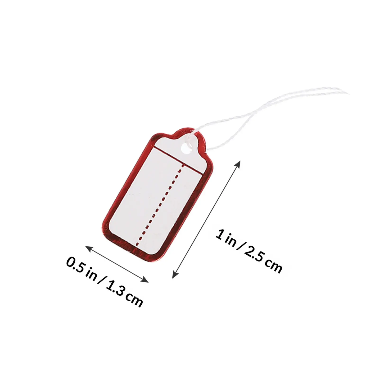 500pcs 종이 가격 라벨 선물용 필기 태그 쥬얼리 디스플레이 행택 공예 봉제 노트 태그 휴대용 라벨