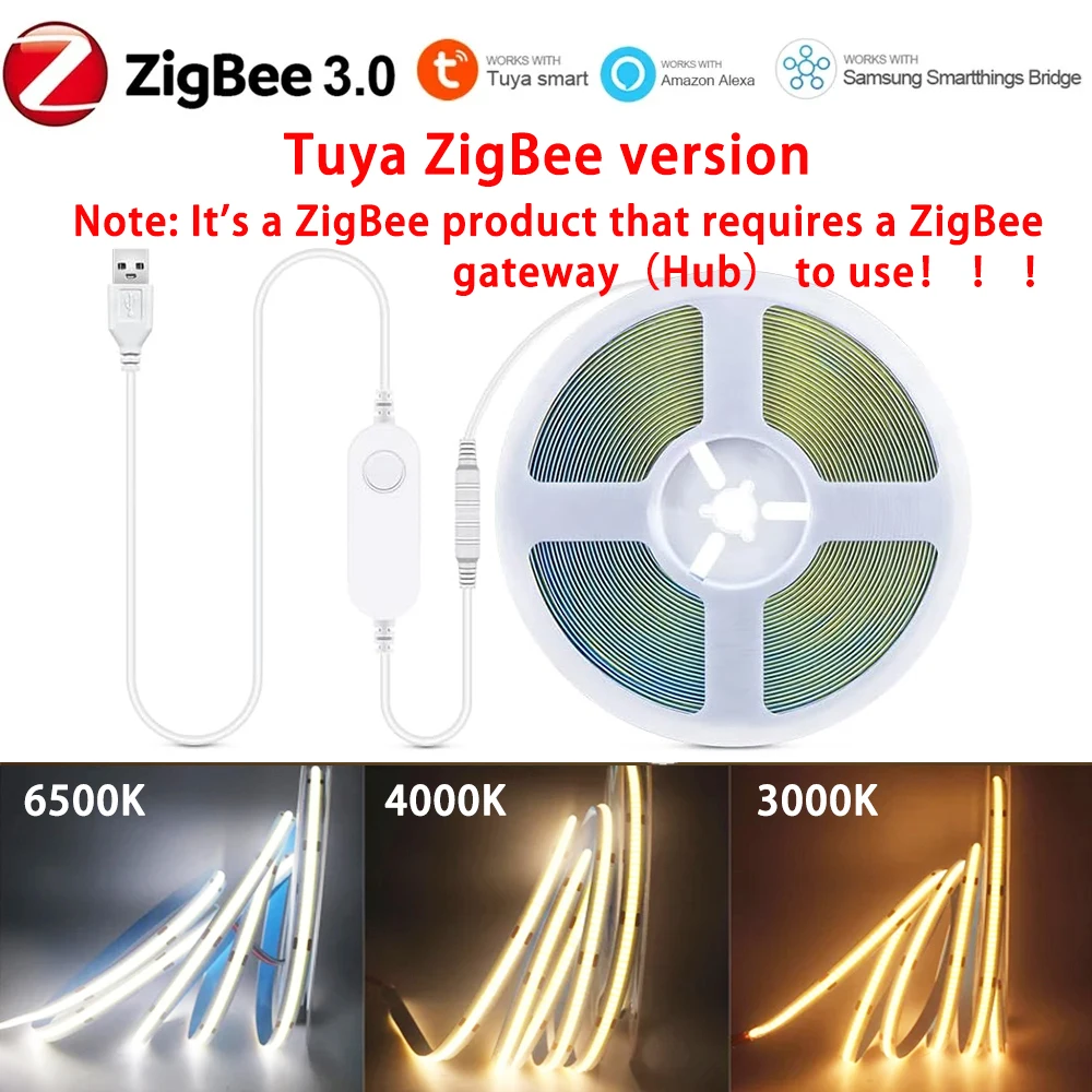 ตัวเลือกสินค้า LED Strip Light ควบคุม WiFi/Zigbee ปรับแสงได้