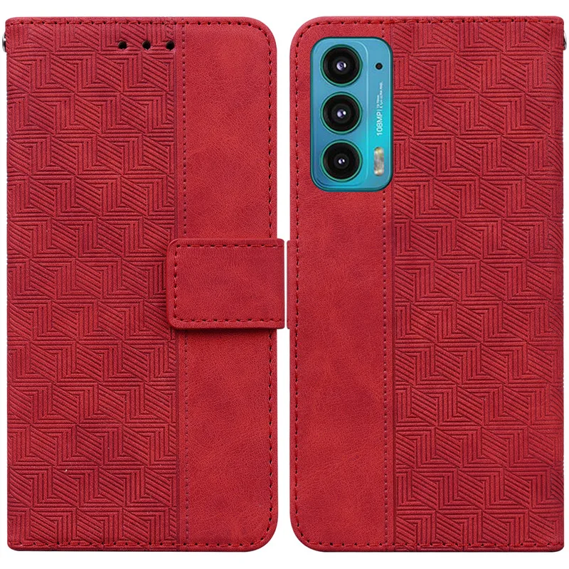 Lihondar Cover per Motorola Moto Edge 20, Custodia Motorola Edge 20 Portafoglio, Flip Libro Wallet Case Antiurto Custodia in Pelle PU Premium, Slot per Schede, con Magnetica a Scatto (Blu