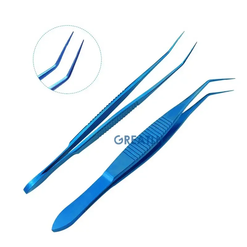 Ophthalmic Titanium alloy Mcpherson Tying Forcep Tweezer Instruments ophthalmic tool surgical instruments