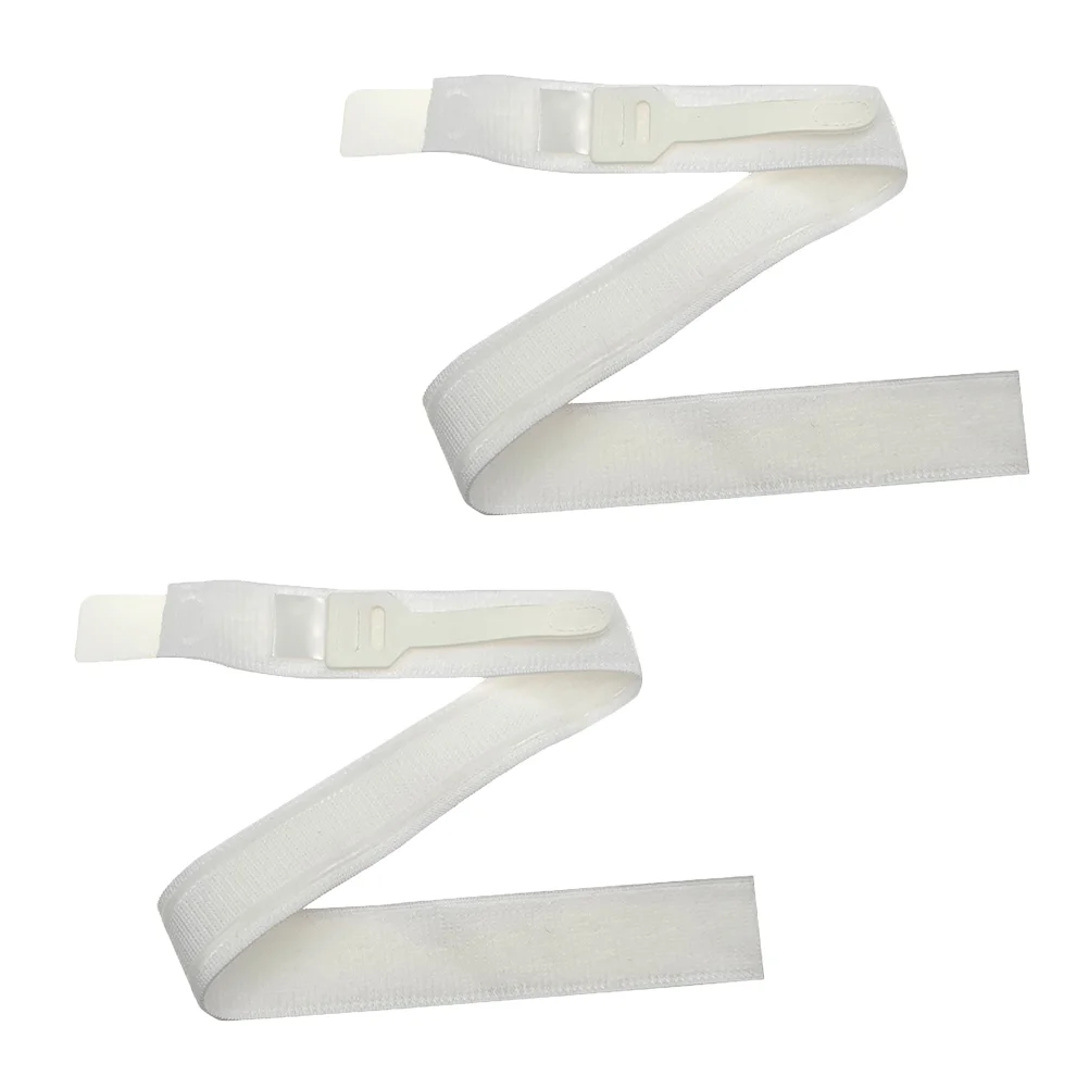 2 Pcs Catheter Strap Fixator Professional Catheters Accessories Supply Multi-function Leg White Premium