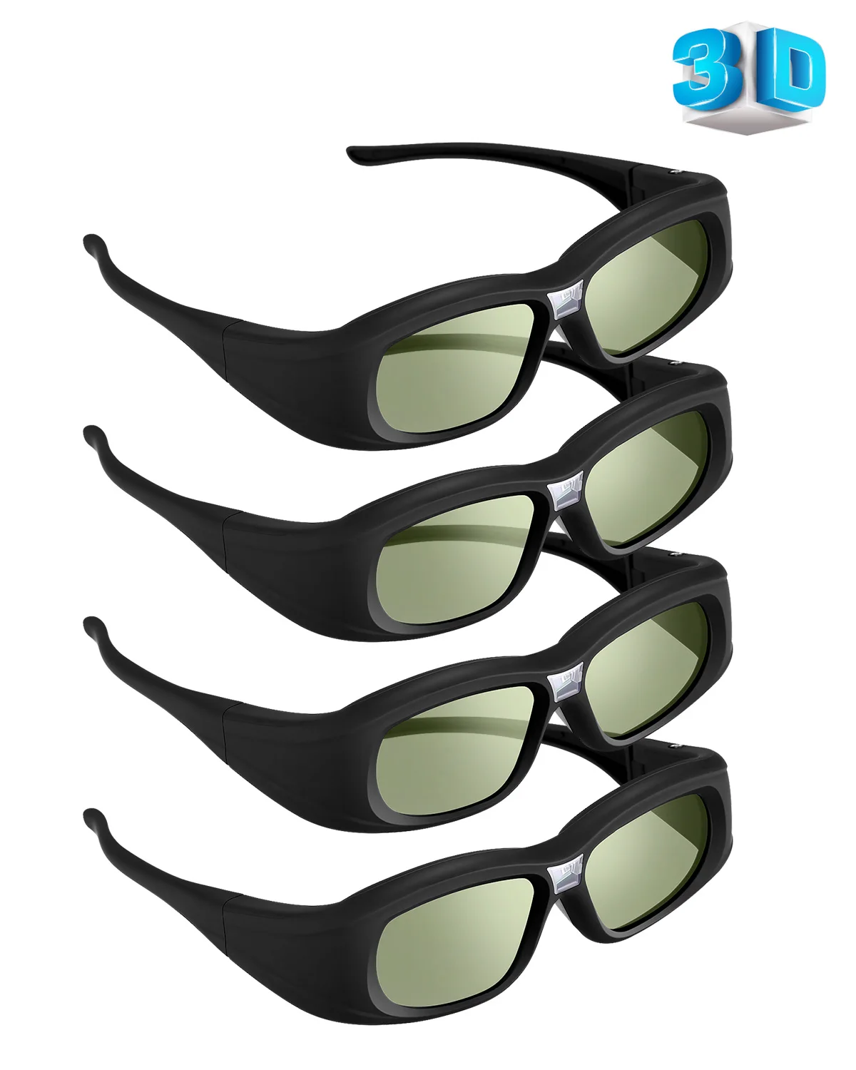 144hz Occhiali 3d Dlp Link 3d Glasses Dlp Link Rechargeable 3D