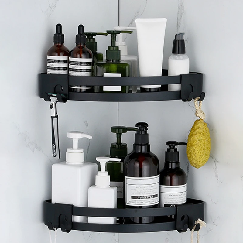 Multifunctional hooks 1pc Aluminum Hook Shower Glass Door Hook Free Hole Towel Rack Hanger Key Organizer plug Shaver Holder Rack