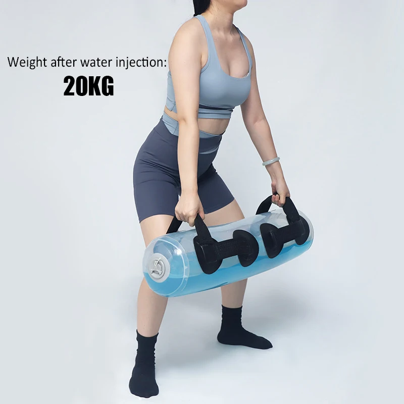 Kettlebell à Eau Réglable DEIRIS 3/4.5/7.5 KG - Sac D'Entraînement Souple Pour Squats Et Fitness, Parfait Pour Fesses Galbées