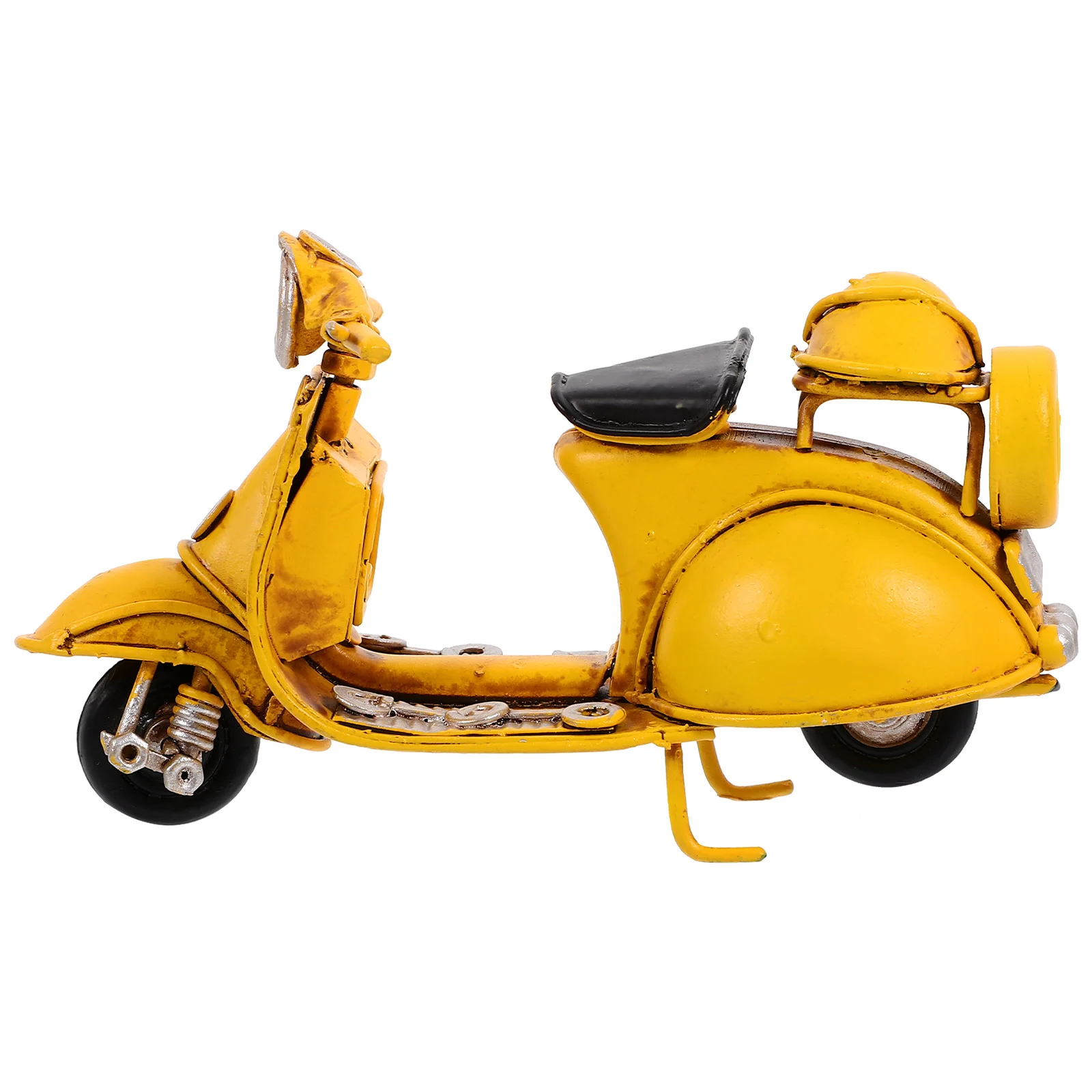 Vintage Mini Metal Motorcycle Retro Home Desktop Decor 