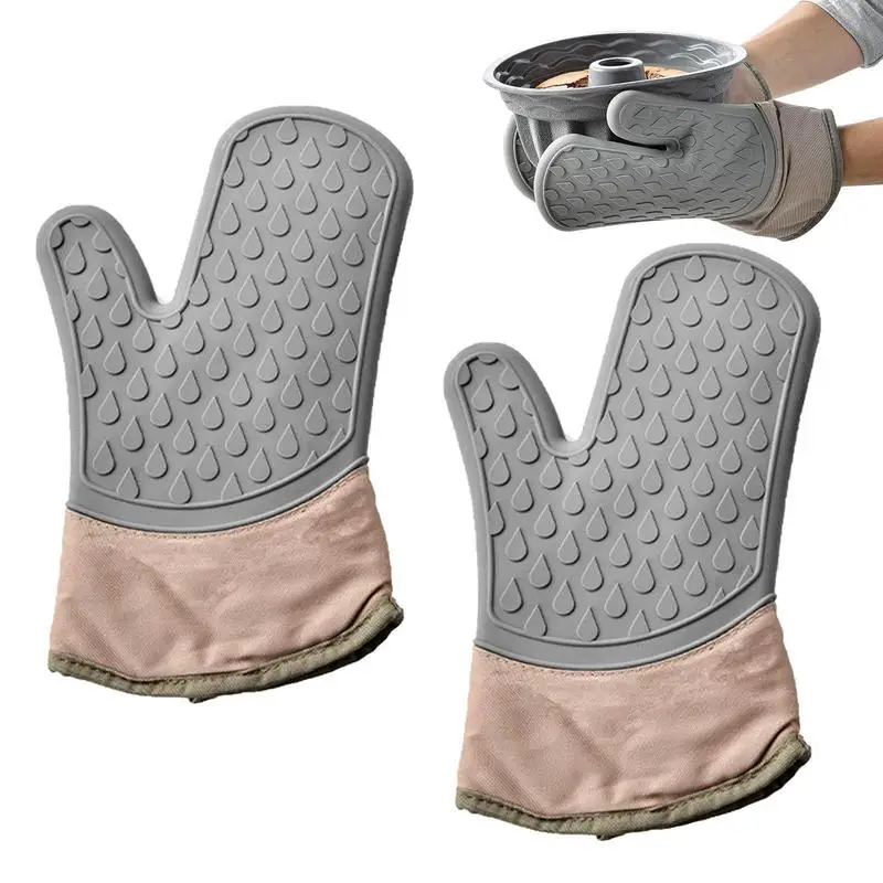 Oven Mitt Cute Easy to Use Insulated Glove Anti-scalding Mitten Safe