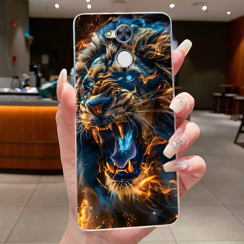 Shockproof Clear TPU Phone Case with Unique Rabbit Lamp and Puppy Design
