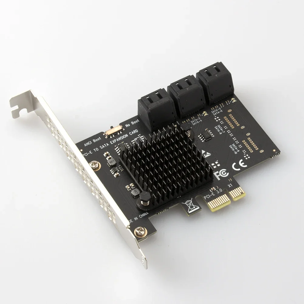 SA3112J PCIE Adapter 2/6/12/16/20 Port PCI-Express X1 to SATA 3.0 Expansion Card 6Gbps High Speed Add On Card w/ PCI-E X4 X8 X16 pcie adapter card pcie expansion card