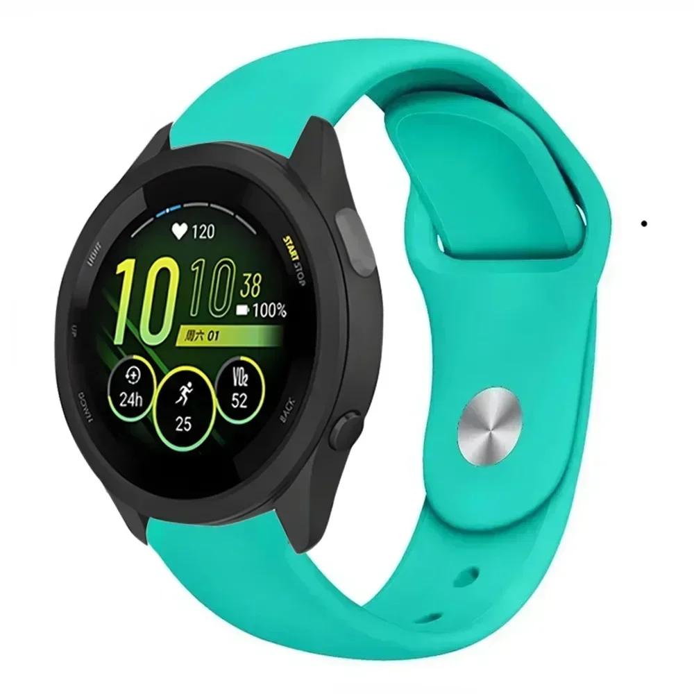Versatile 22mm Silicone Sport Watch Band - Premium Durable Strap