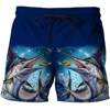 3D Print Men's Beach Style Shorts Summer Fishing Men's Universal Animal Fish Loose Shorts Men's Sports High Waist Swimsuit 2023 1