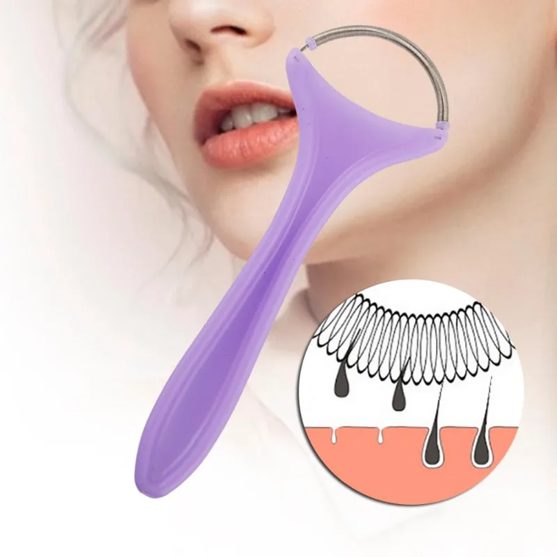 Up and Down Rolling Face Epi Roller Hair Remover Remove Forehead Chin Cheeks Professional Face Hair Removal Tool Purple facial door bushing removal tool hinge liners for 2007 2018 jeep wrangler jl jk to remove corrosive hinges