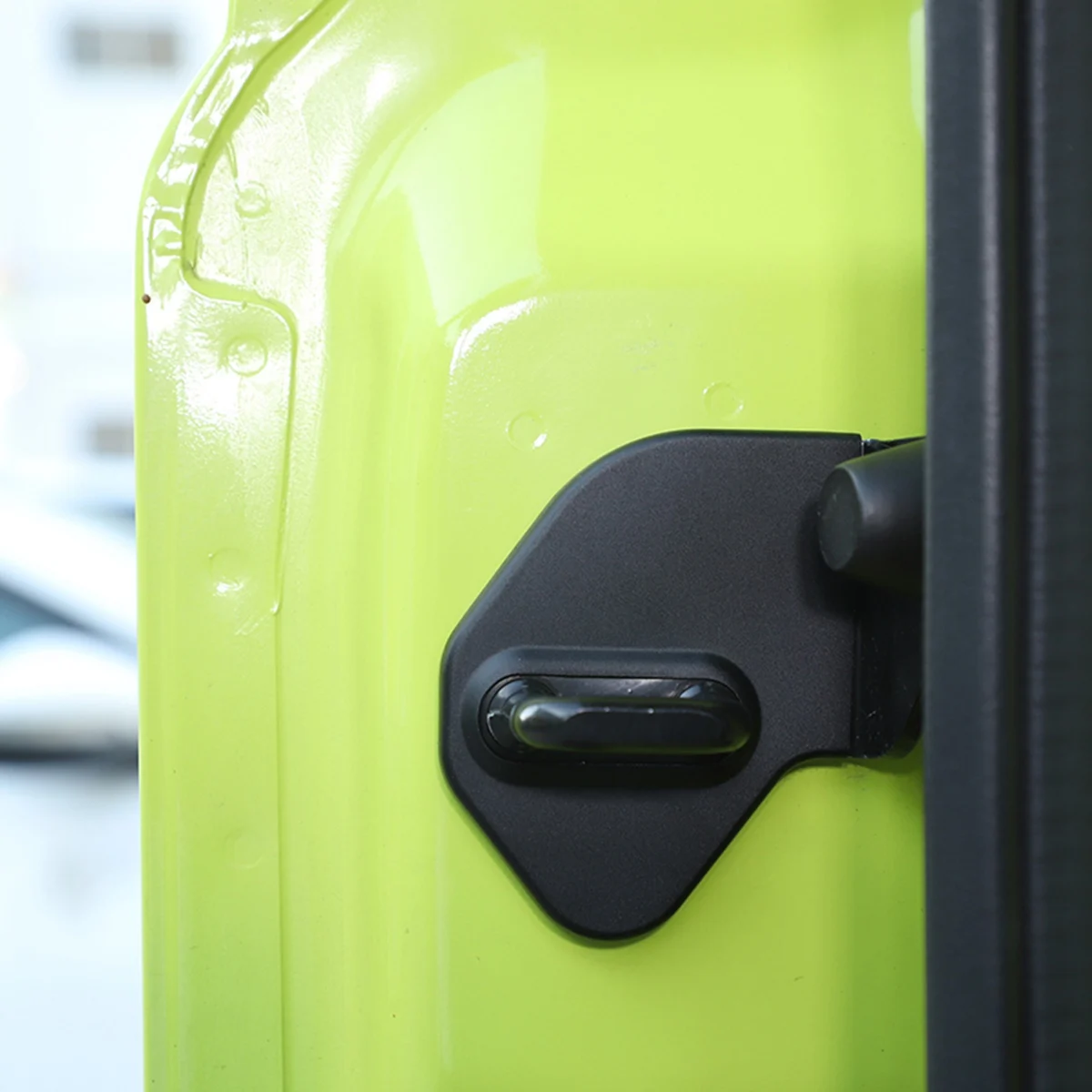 Klistermærker til beskyttelse af bildørlås til Suzuki Jimny 2019 2020 2021 Udvendigt tilbehør (sort)_voghion.com