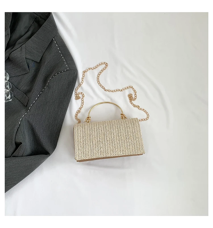 Fashion Pu Hasp Ladies Top-Handle Bags Braid Design 2024 New Brand Shoulder Bags for Women Free Shipping Bolsas Femininas
