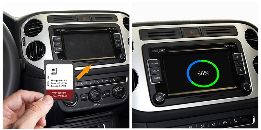 Scheda SD GPS per Sistema di Navigazione Seat Alhambra 2015-2021, Mappa AS V24 per Paesi Bassi, Germania, Francia - Image 4