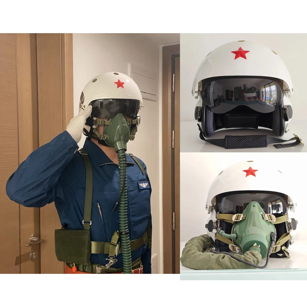 Tactical Hunting Pilot Helmet Personalized HD Lens Male And Female