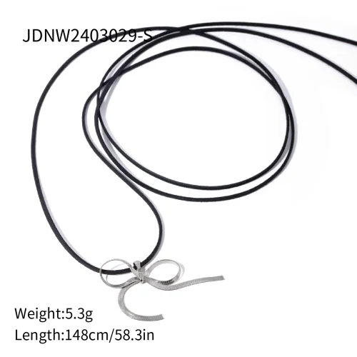 Youthway טרנדי נירוסטה עמידה במים גיאומטרית מתכת חבל שעווה זהב כסף לתכשיטים לנשים מתנה