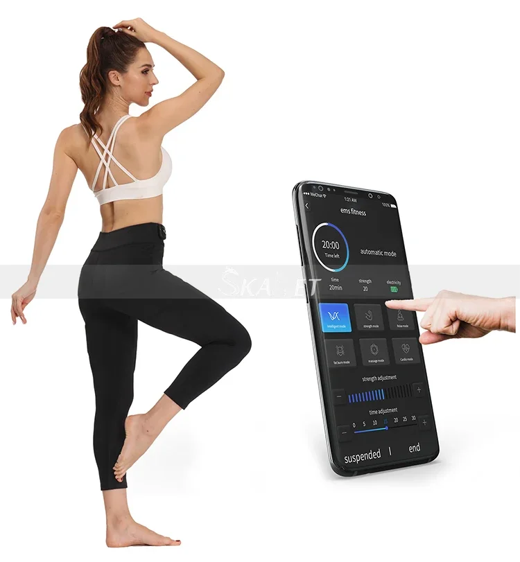 

New Design Wireless EMS Body Muscle Stimulator Training EMS Fitness Shorts Pants
