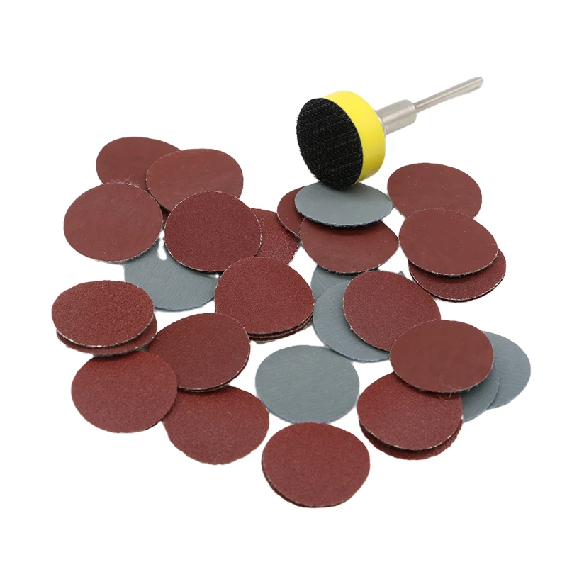 100Pcs 1inch 25mm Sanding Discs Pad 100-3000 Grit Abrasive Polishing Pad Kit for Dremel Rotary Tool Sandpapers Accessories