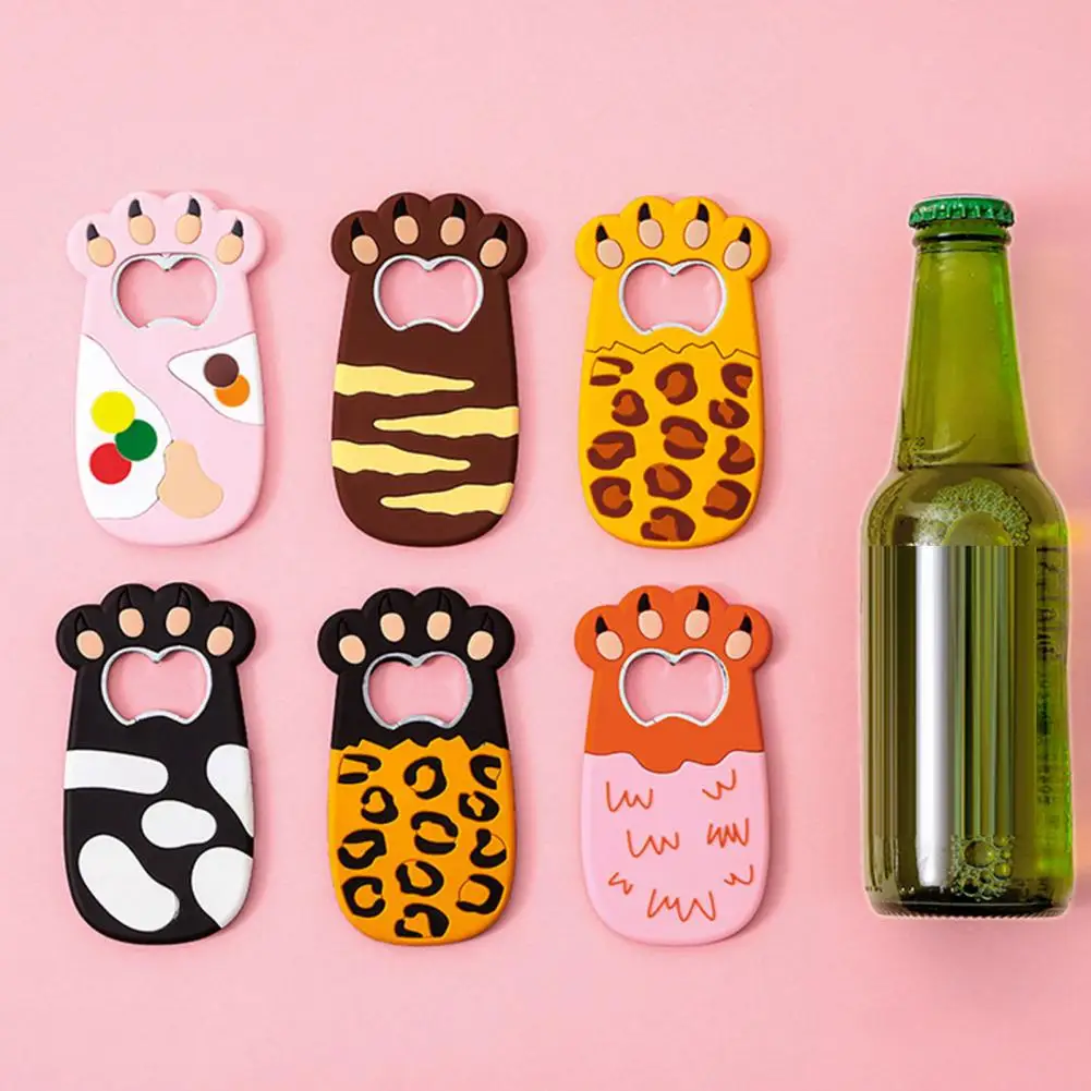 

Открывалка для бутылок, экономичная конструкция кошачьей лапы, магнитный Многофункциональный Открыватель для бутылок для столовой